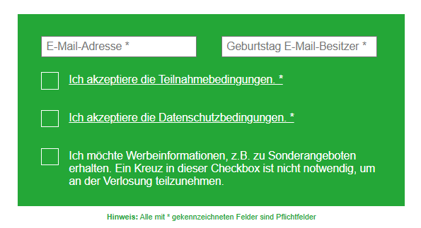 Werbeabsichten können transparent dargestellt werden